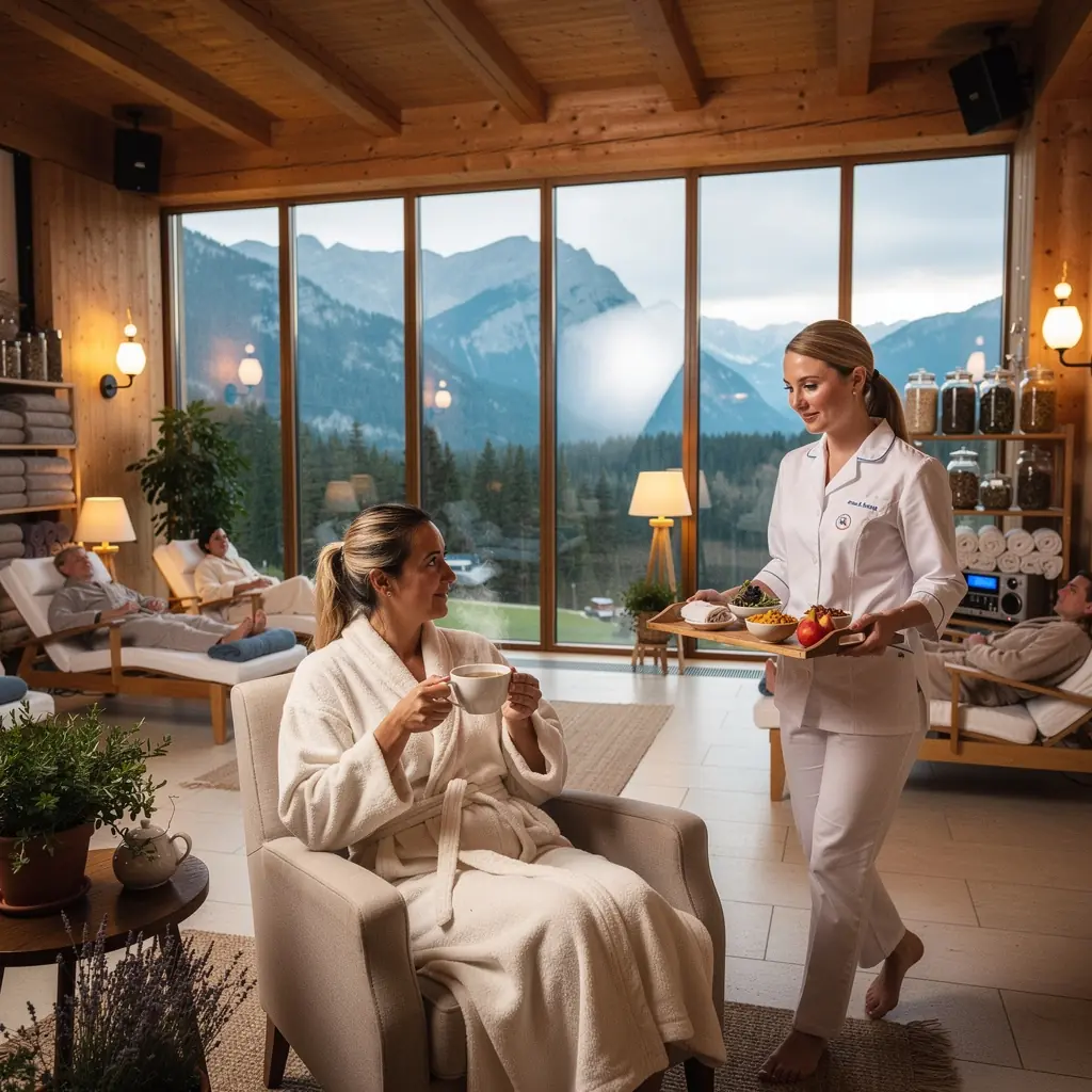 Pohľad na čajovú súpravu s bylinkovým čajom a medom, ideálny na večerné uvoľnenie.